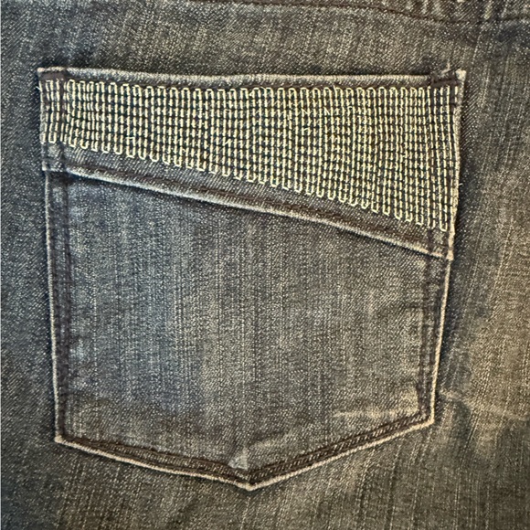 White House Black Market Dark Blue Straight Jeans - Picture 6 of 6